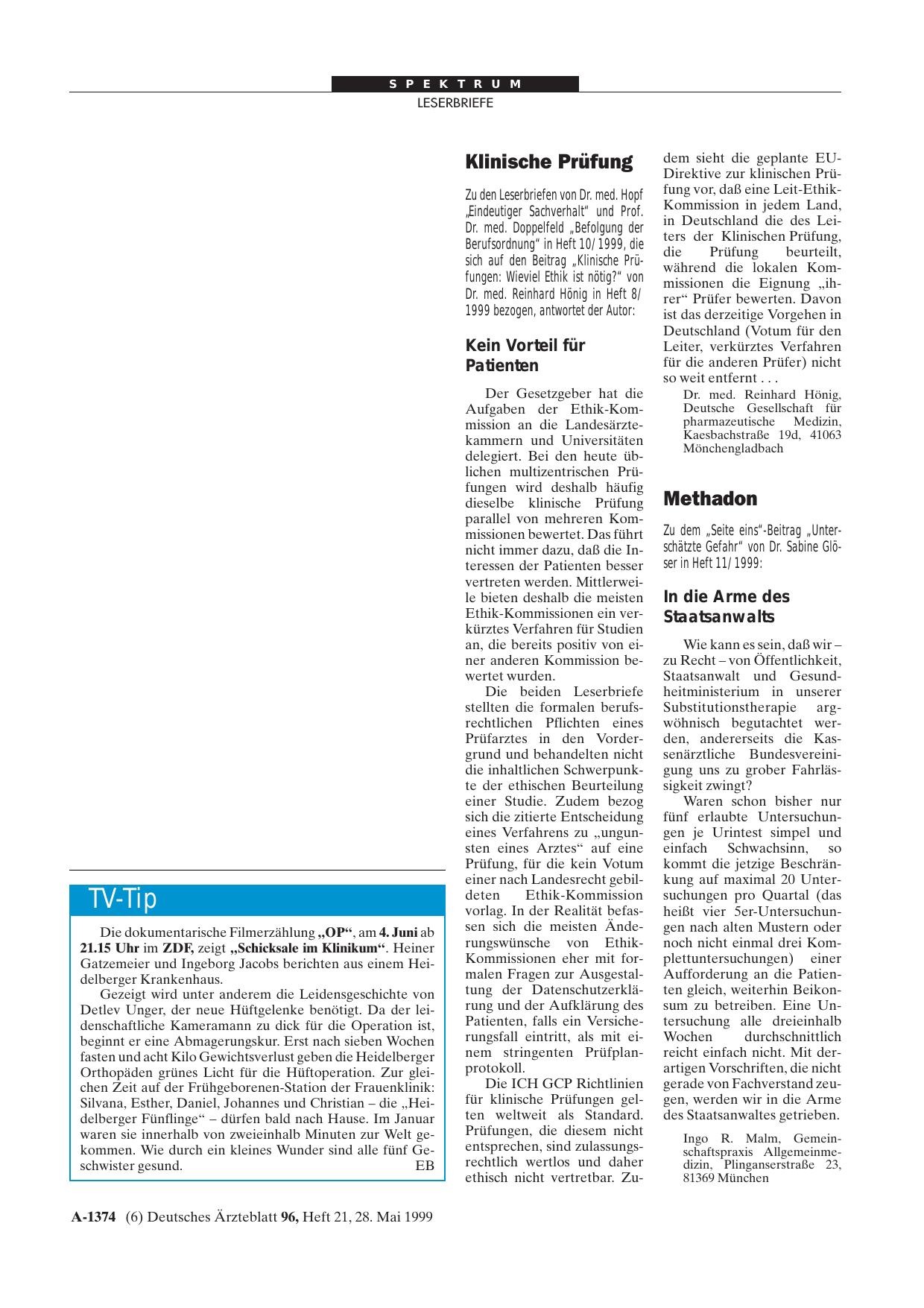 Vorschauseite 1: Filmerzählung „OP“