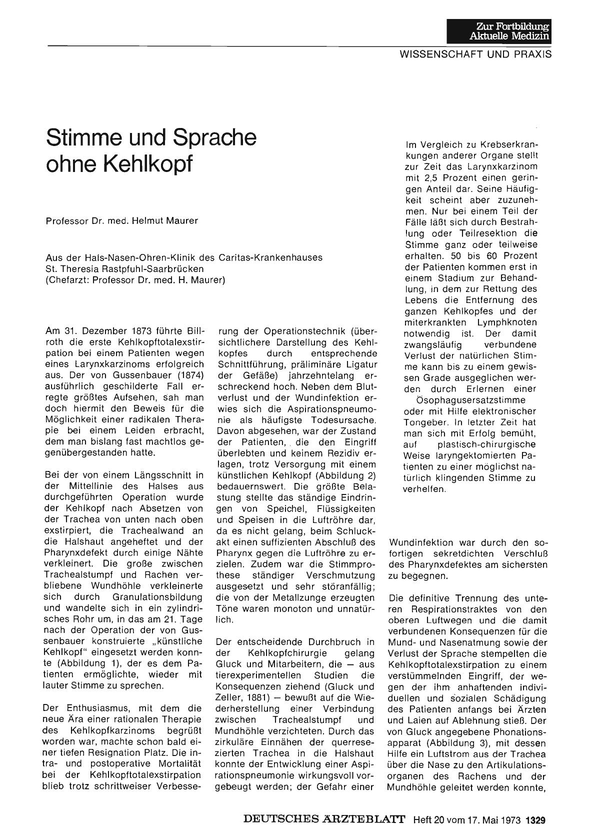 Vorschauseite 1: Stimme und Sprache ohne Kehlkopf