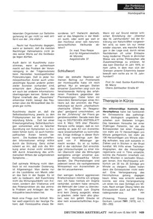 Vorschauseite 1: Therapie in Kürze