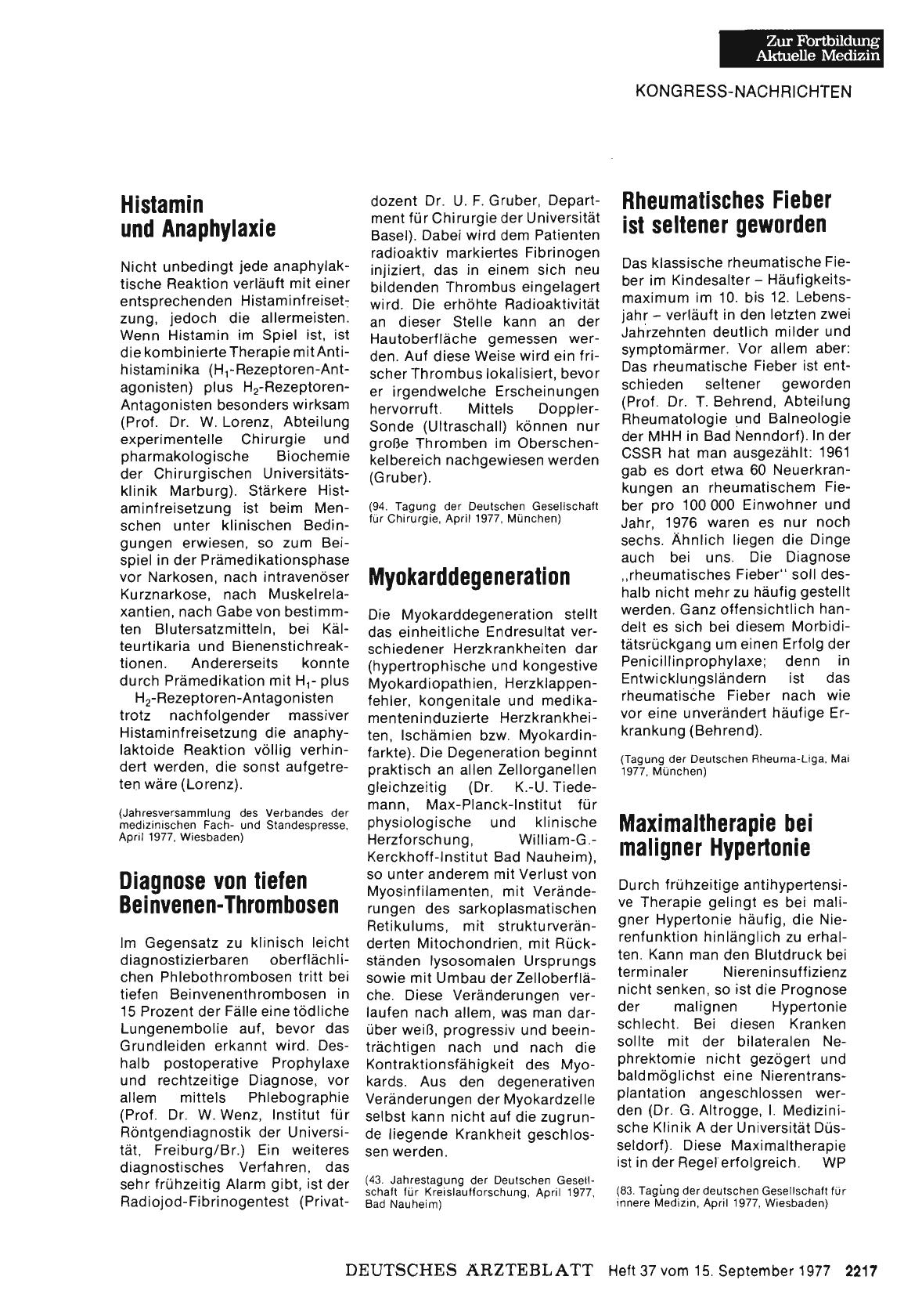 Vorschauseite 1: Myokarddegeneration