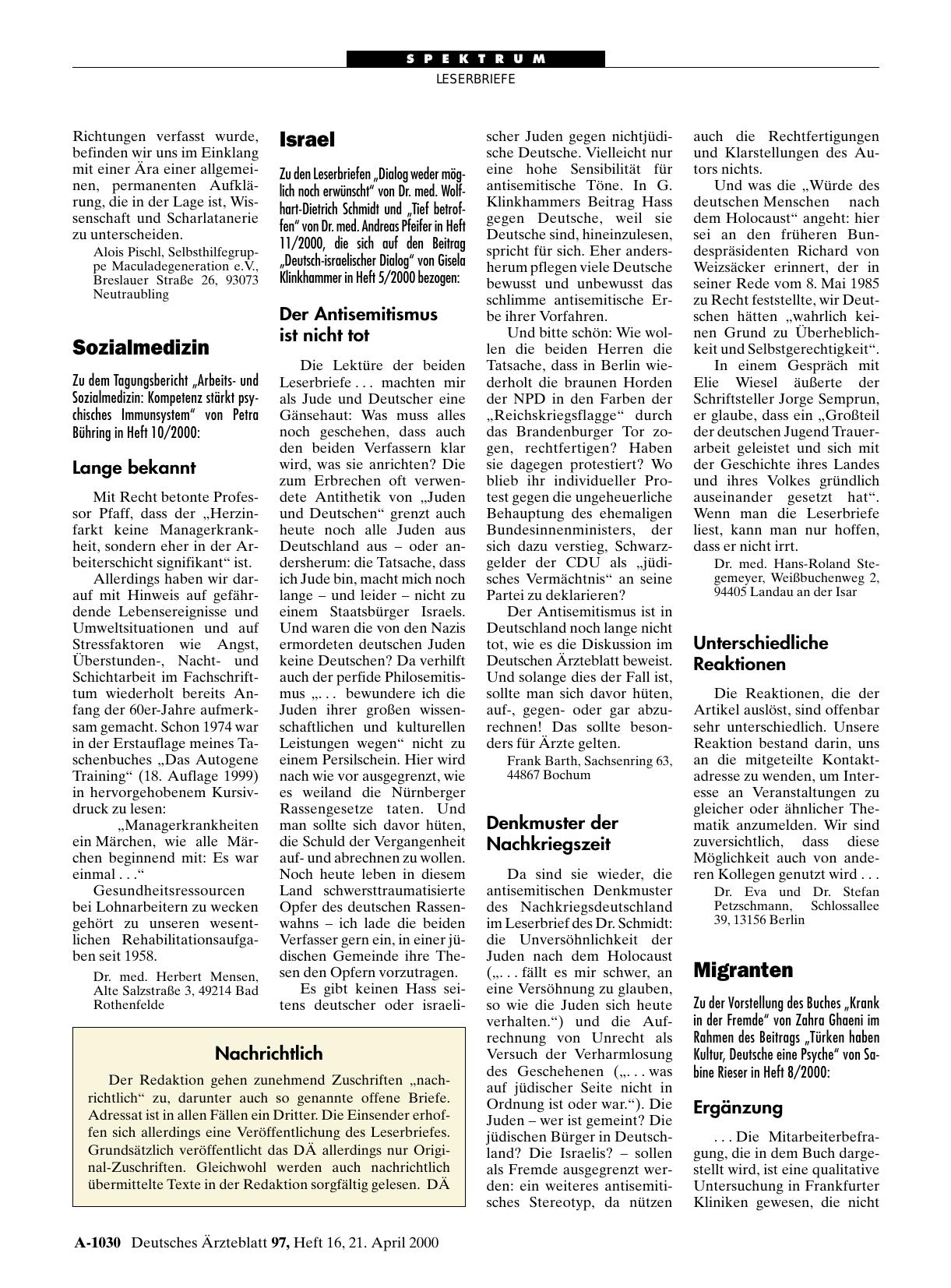 Vorschauseite 1: Migranten: Ergänzung