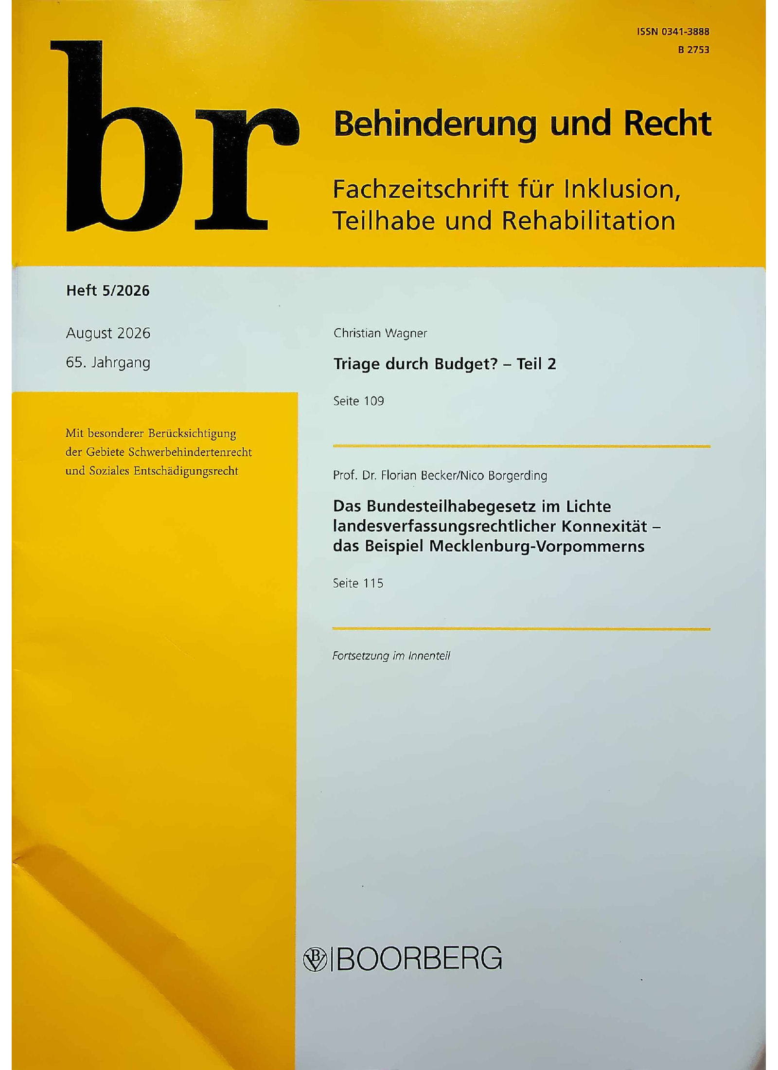 Behinderung und Recht
