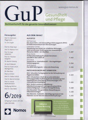 Gesundheit und Pflege