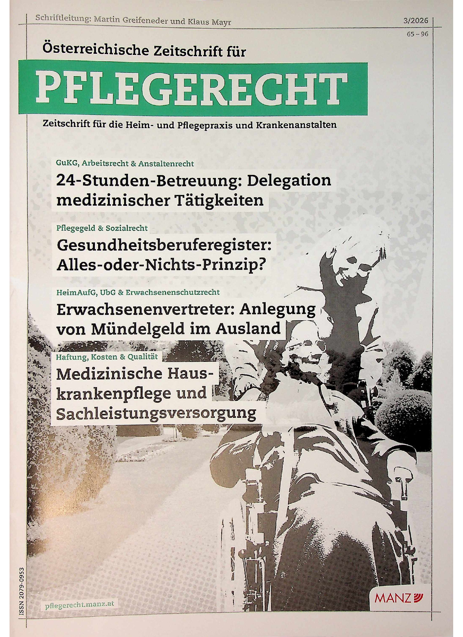 Österreichische Zeitschrift für Pflegerecht